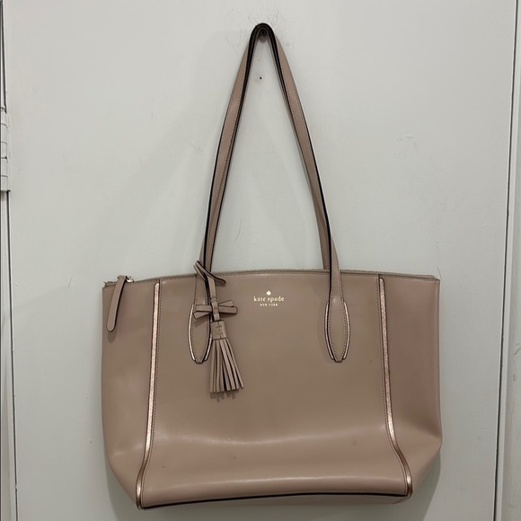 Kate Spade Beige Tote Bag - Picture 1 of 7